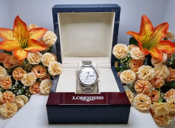 MENS SILVER LONGINES WATCH 125.9GMS L2.755.4 TW351124 - Image 12