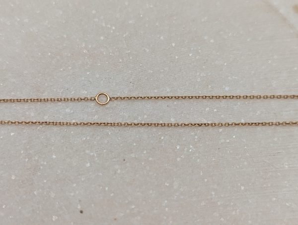Valuated Lady's 14CT Rose Gold Sapphire & Diamond Necklace (5.55gms) - BP289277 - Image 5