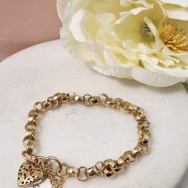 LADIES 9CT YELLOW GOLD BRACELET #GN369366 - Image 6