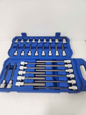 KINCROME SET-K2124 30 PIECE 1/2" SQUARE DRIVE METRIC SOCKET SET #GN380176