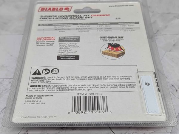 Sealed Diablo 3 Pce Universal Oscillating Blade Set - BP380027 - Image 5