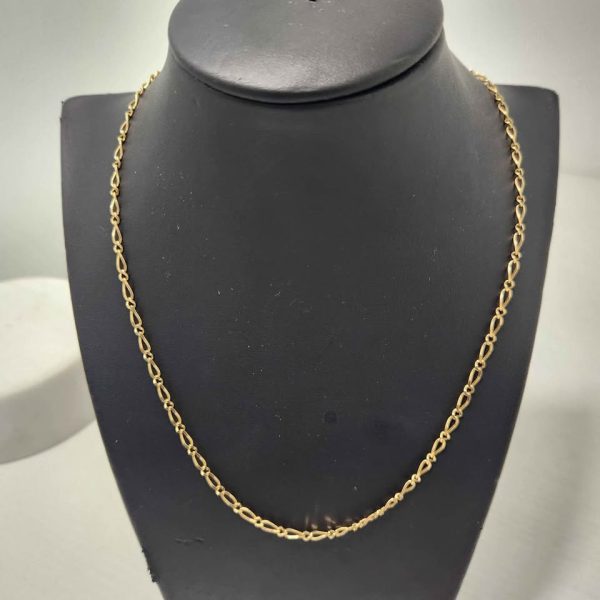 LADIES 9CT YELLOW GOLD NECKLACE #GN375290 - Image 7