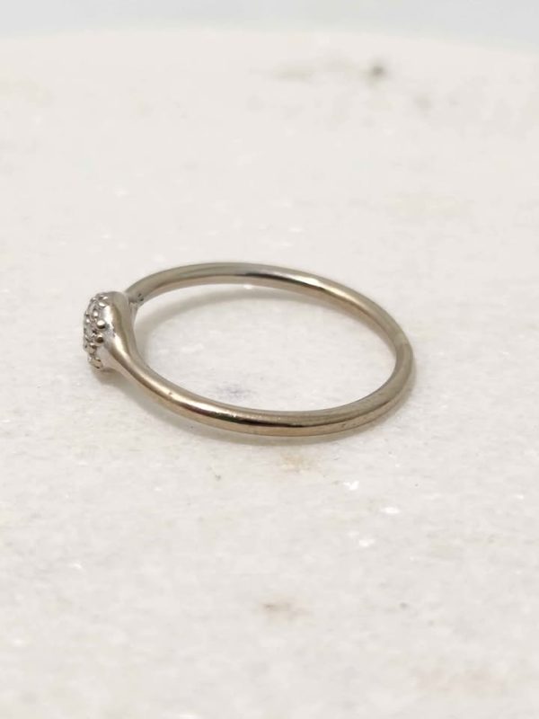 18CT WHITE GOLD RING #GN374604 - Image 4