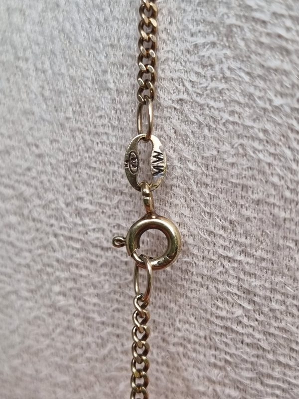 9ct Yellow Gold Necklace with Dolphin Pendant TW375581 - Image 3