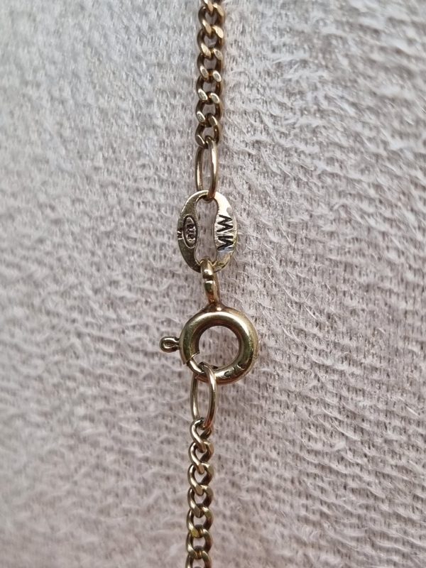 9ct Yellow Gold Necklace with Dolphin Pendant TW375581 - Image 6