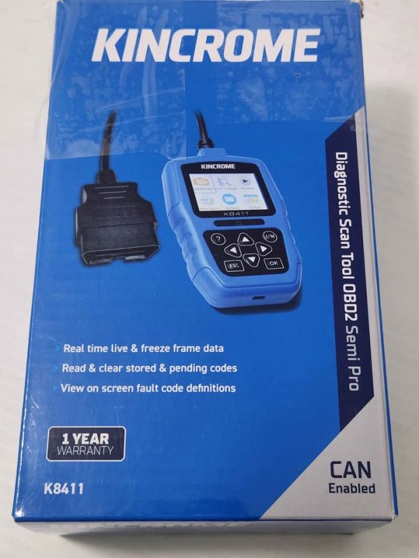 KINCROME AUTO DIAGNOSTIC SCANNER-K8411 #GN380337 - Image 11