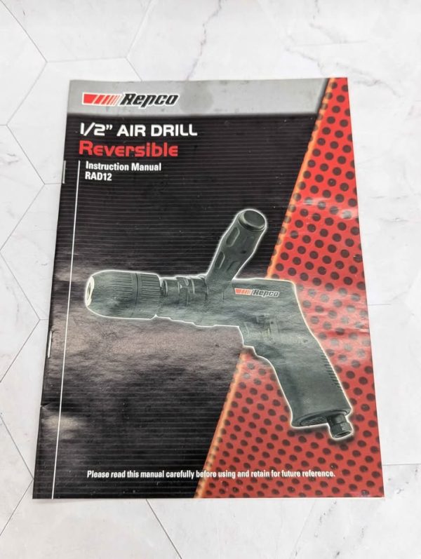 Repco 1/2" Reversible Air Drill (RAD12) - BP379267 - Image 7