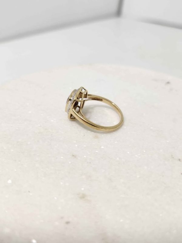 9CT YELLOW GOLD RING (SIZE :O) #GN372633 - Image 3
