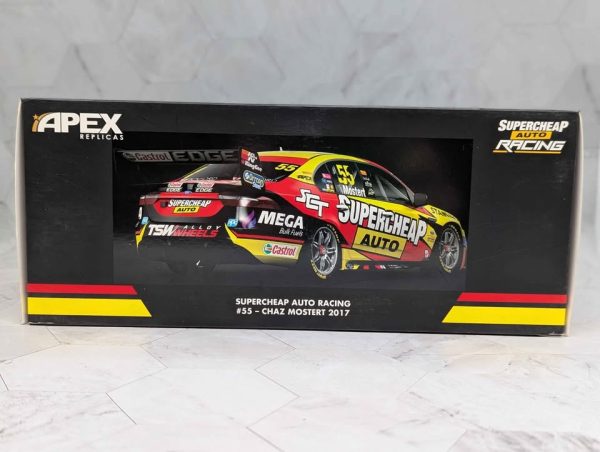 Apex Replicas Supercheap Auto Racing #55 - Chaz Mostert 2017 Model Ford Car - BP375548-3 - Image 7