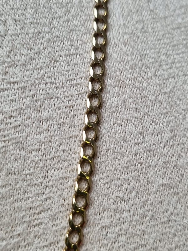 9ct Yellow Gold Curb Link Chain TW348719 - Image 2