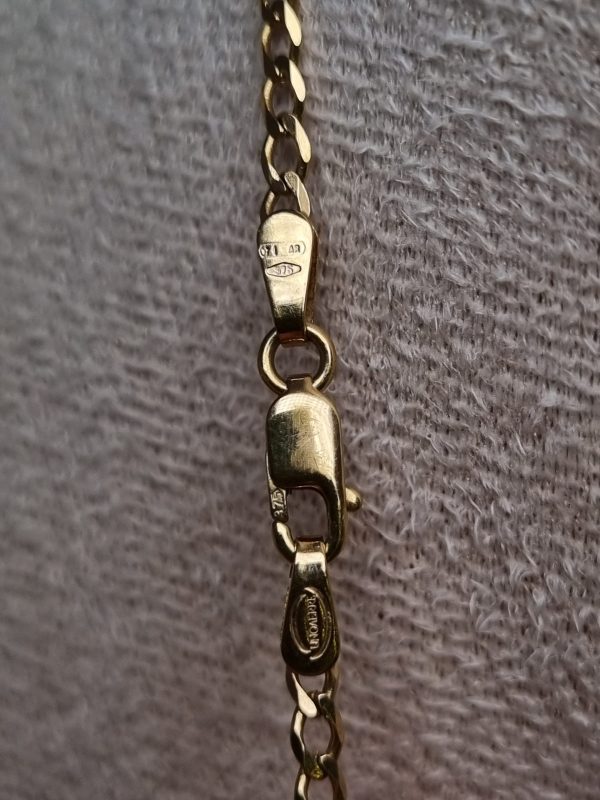 9ct Yellow Gold Curb Link Chain TW374098 - Image 6