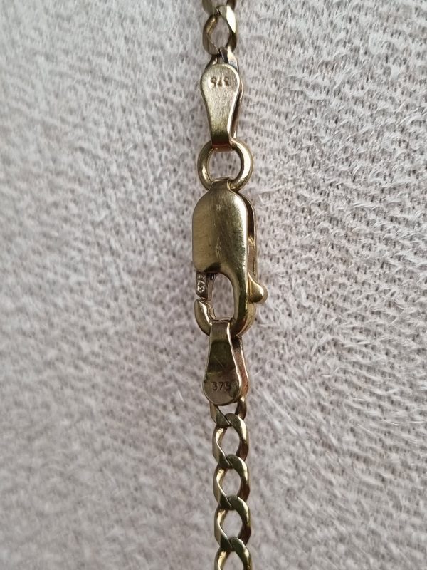 9ct Yellow Gold Curb Link Chain TW348719 - Image 3