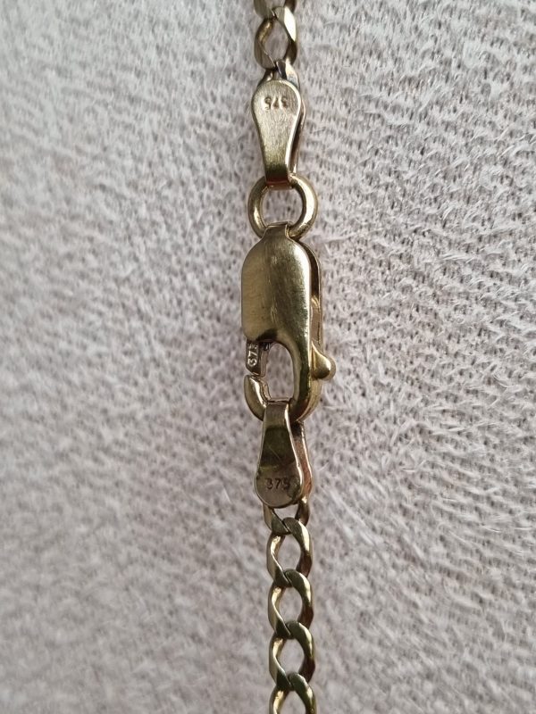 9ct Yellow Gold Curb Link Chain TW348719 - Image 7