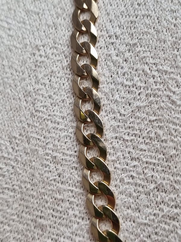9ct Yellow Gold Curb Link Chain TW370884 - Image 2