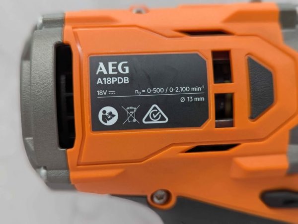 AEG 18V Brushless Hammer Drill Driver Skin-Only (A18PDB) - BP374842 - Image 4