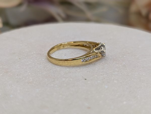 Ladies 18CT Yellow Gold Diamond Ring (3.5gms) - BP233959 - Image 3