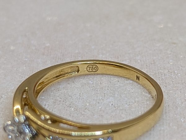 Ladies 18CT Yellow Gold Diamond Ring (3.5gms) - BP233959 - Image 6