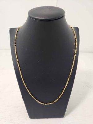 20CT YELLOW GOLD CHAIN (55CM) #GN376532