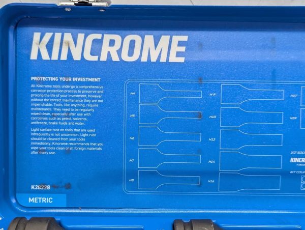 Kinchrome 31 Pce Metric Impact Hex Socket Set (K28228) - BP381455 - Image 3