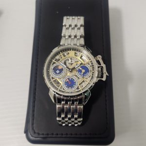MENS SILVER THEOREMA WATCH COMES IN BOX #GN370431
