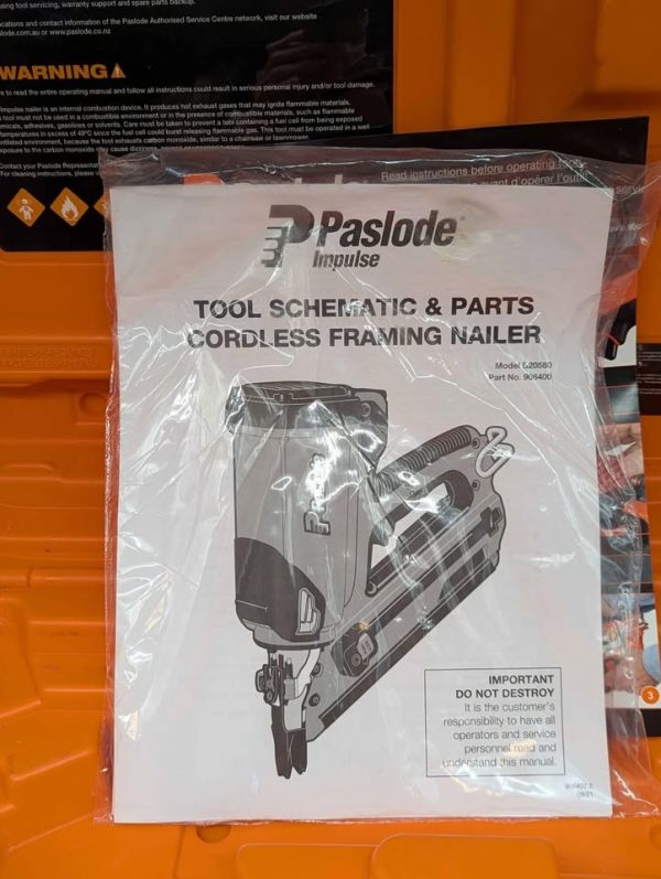 Paslode FrameMaster PowerVent Framing Nailer - BP362189 - Image 10