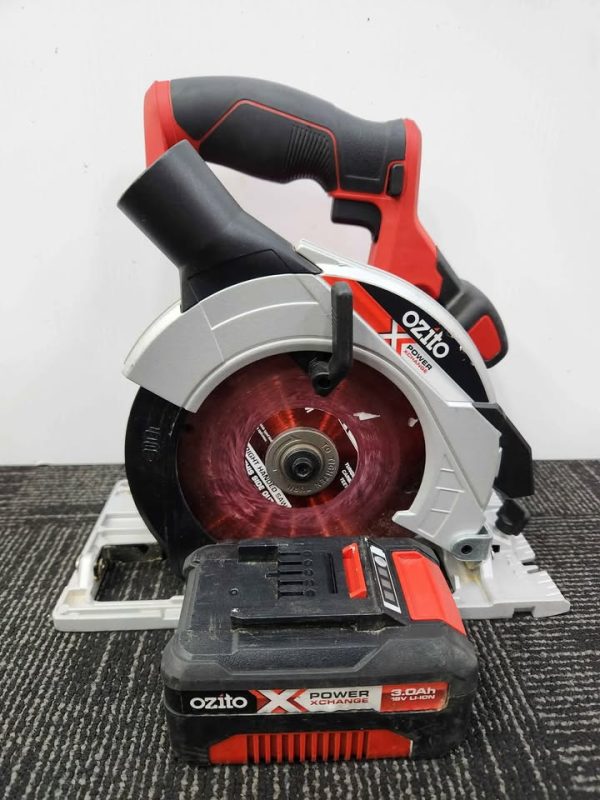 Ozito 18V 165mm Circular Saw w/ 3.0Ah Battery - BP352443
