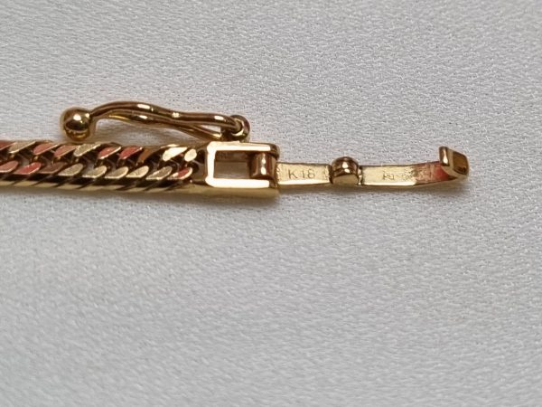 18ct Yellow Gold Herringbone Link Chain TW362219 - Image 8