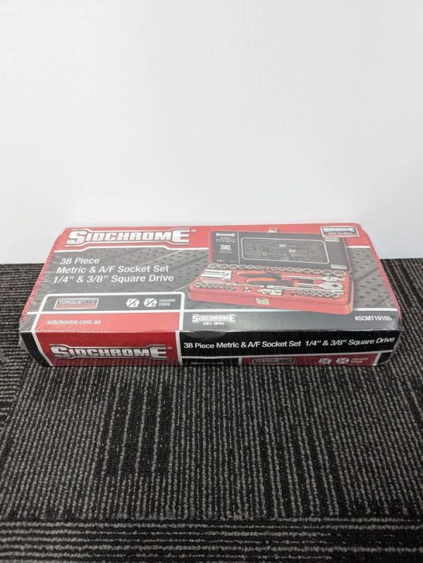 Sealed Sidchrome 38 Pce Metric & A/F Socket Set - BP378211 - Image 2