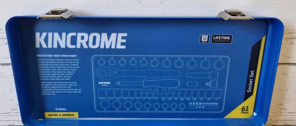 Kincrome 61 Piece ¼” and 3/8” Drive Metric Socket Set TW380195 - Image 8