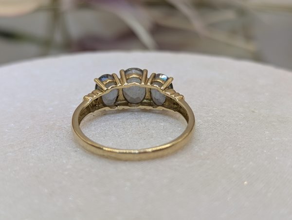 Lady's 9CT Yellow Gold and Rainbow Stone Dress Ring (2.78gms) - BP376375 - Image 4