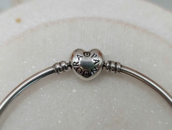 Pandora Sterling Silver Bangle (7.3gms) - BP375980 - Image 2
