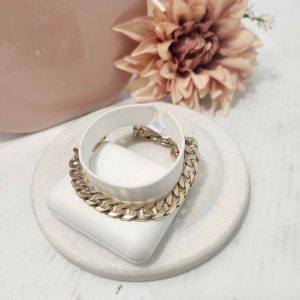 UNISEX 9CT YELLOW GOLD BRACELET -GN328355-1