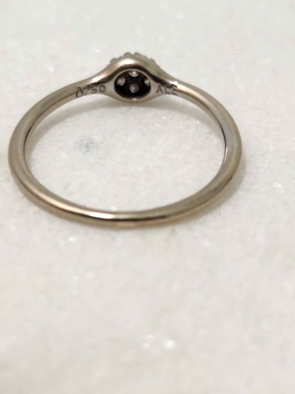 18CT WHITE GOLD RING #GN374604 - Image 15