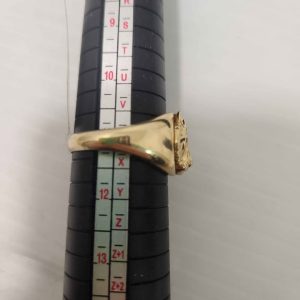 MENS 9CT YELLOW GOLD RING