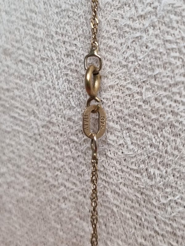 9ct Yellow Gold Twisted Link Necklace TW363917 - Image 3