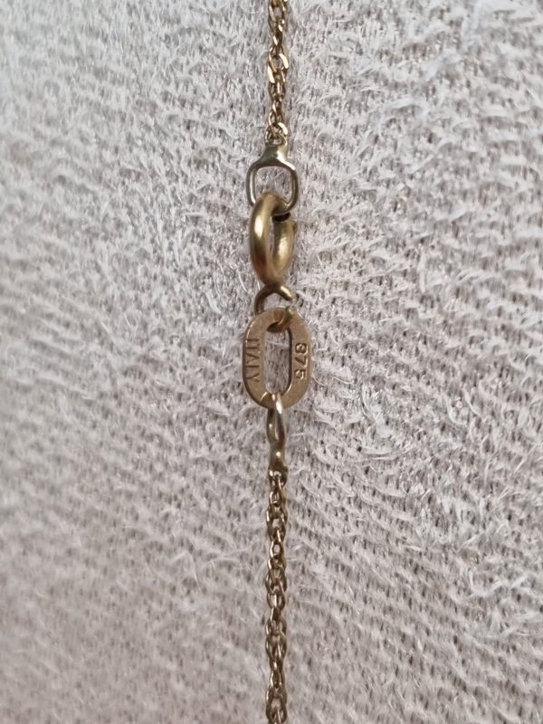 9ct Yellow Gold Twisted Link Necklace TW363917 - Image 7
