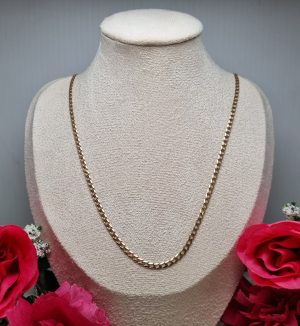 9ct Yellow Gold Curb Link Necklace TW370861