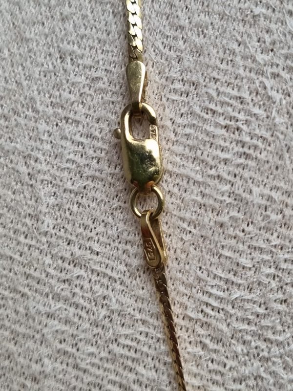 9ct Yellow Gold Double Heart Necklace TW360260 - Image 9