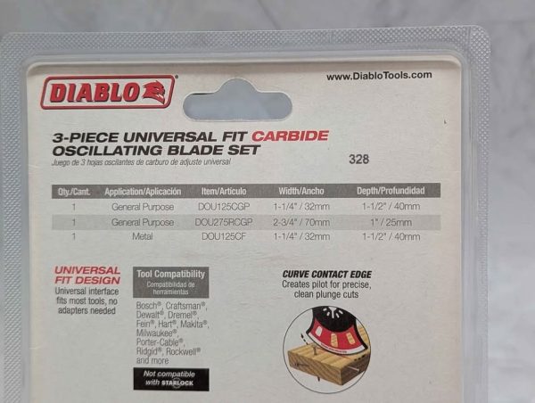 Sealed Diablo 3 Pce Universal Oscillating Blade Set - BP380027 - Image 4
