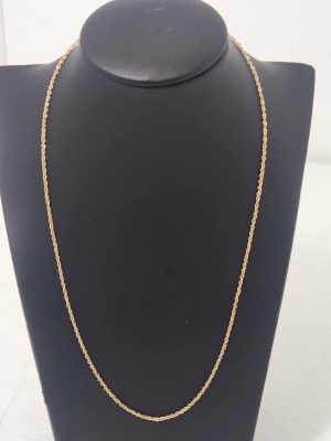 9CT GOLD NECKLACE (50CM) #GN342357