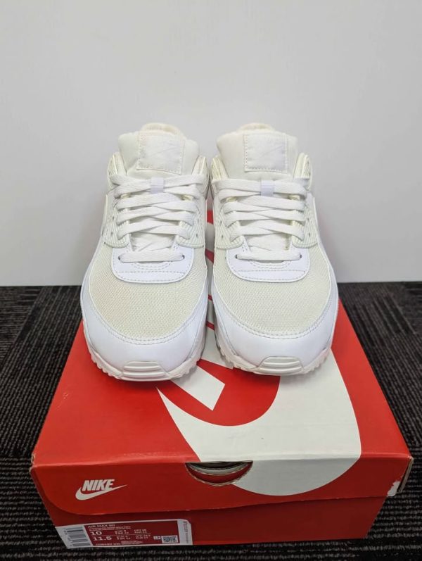 White Nike Air Max 90 Shoes (Size US10) - BP378359 - Image 2