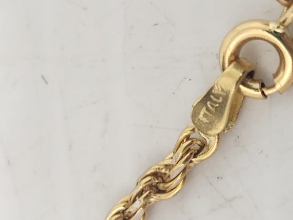 18CT YELLOW GOLD NECKLACE (56CM) #GN369085 - Image 10