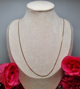 9ct Yellow Gold Herringbone Link Chain TW373955