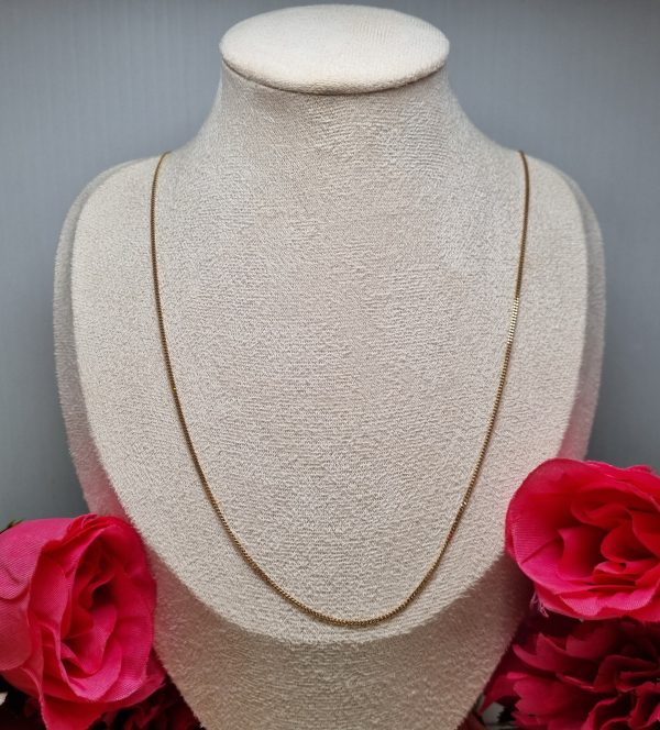 9ct Yellow Gold Herringbone Link Chain TW373955