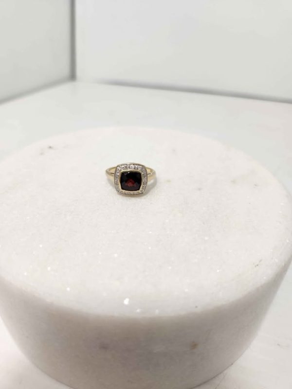 9CT YELLOW GOLD RING (SIZE :O) #GN372633 - Image 8