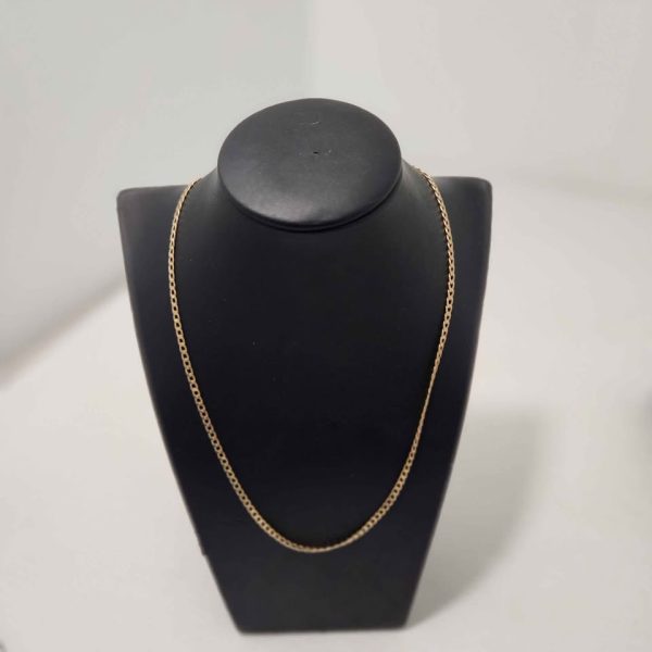 MENS 10CY YELLOW GOLD CHAIN LINK NECKLACE #GN373771 - Image 10