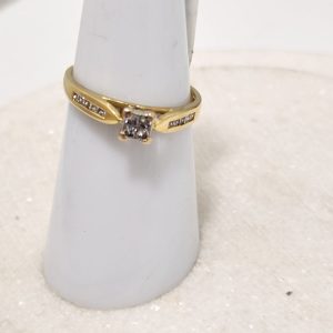 LADIES 28CT YELLOW GOLD RING #GN367859