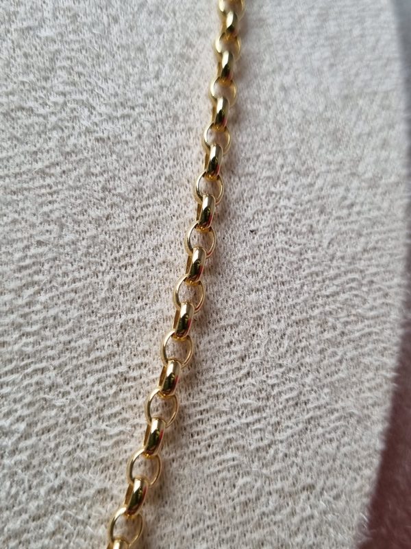 10ct Yellow Gold Belcher Link Necklace TW375746 - Image 6