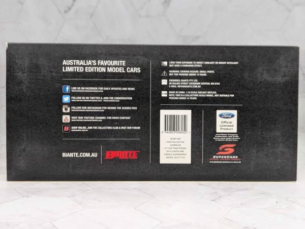 Biante 1/18 Team Penske Ford Falcon FGX Supercar Model 2016 - BP375548 - Image 9