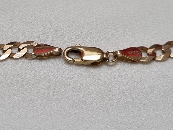9ct Yellow Gold Curb Link Chain TW370884 - Image 7